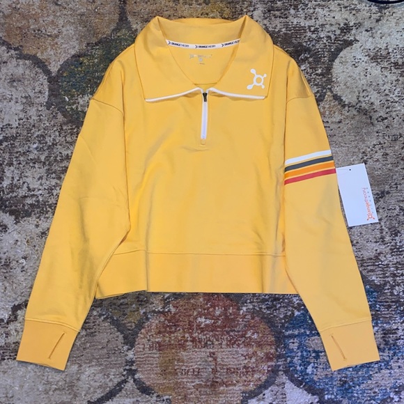 🆕ORANGETHEORY Cropped Pullover Sweatshirt, Size Large - Picture 7 of 14